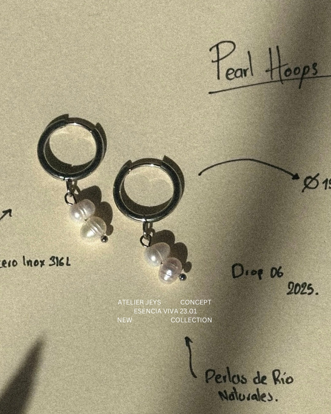 Pearl Hoops