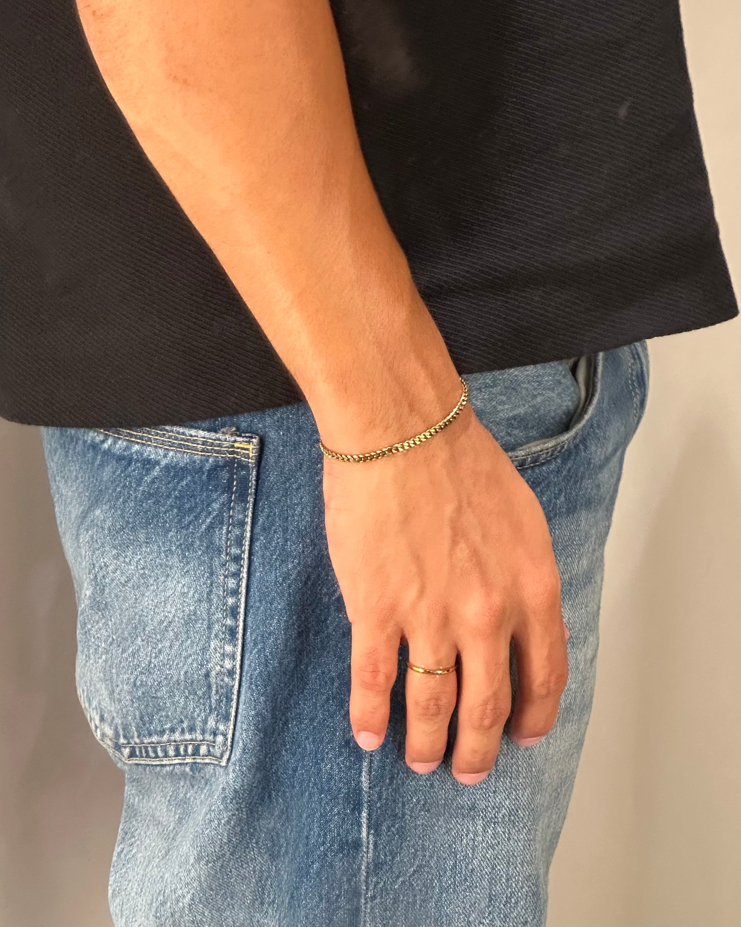Thin Cuban Bracelet