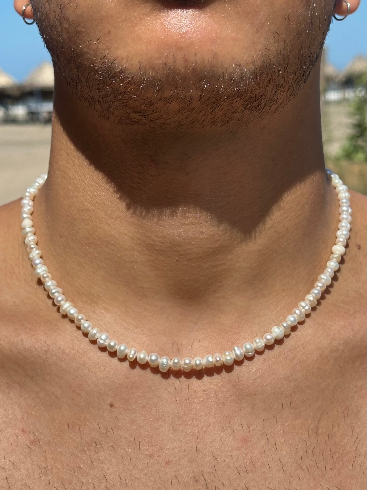 Collar de perlas naturales
