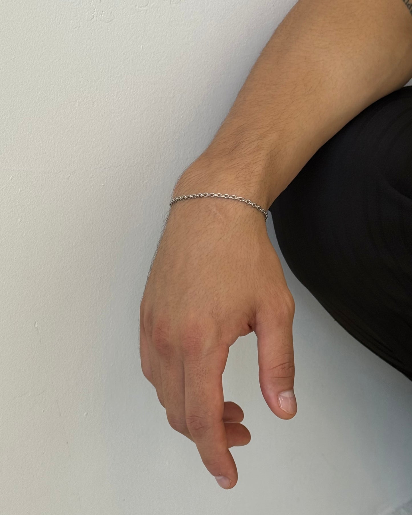 Link Bracelet, Silver