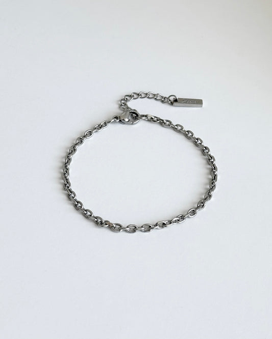 Link Bracelet, Silver