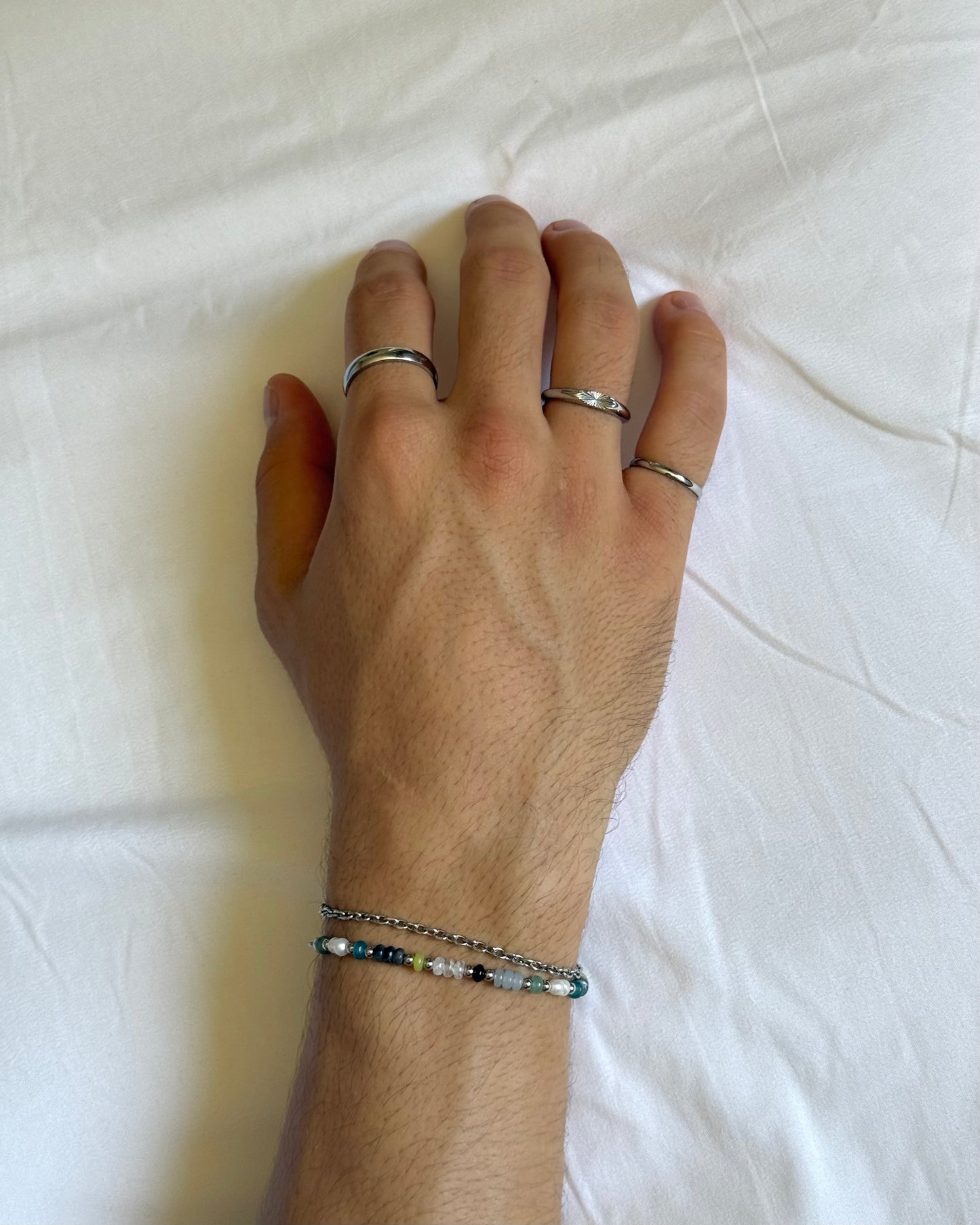 Link Bracelet, Silver