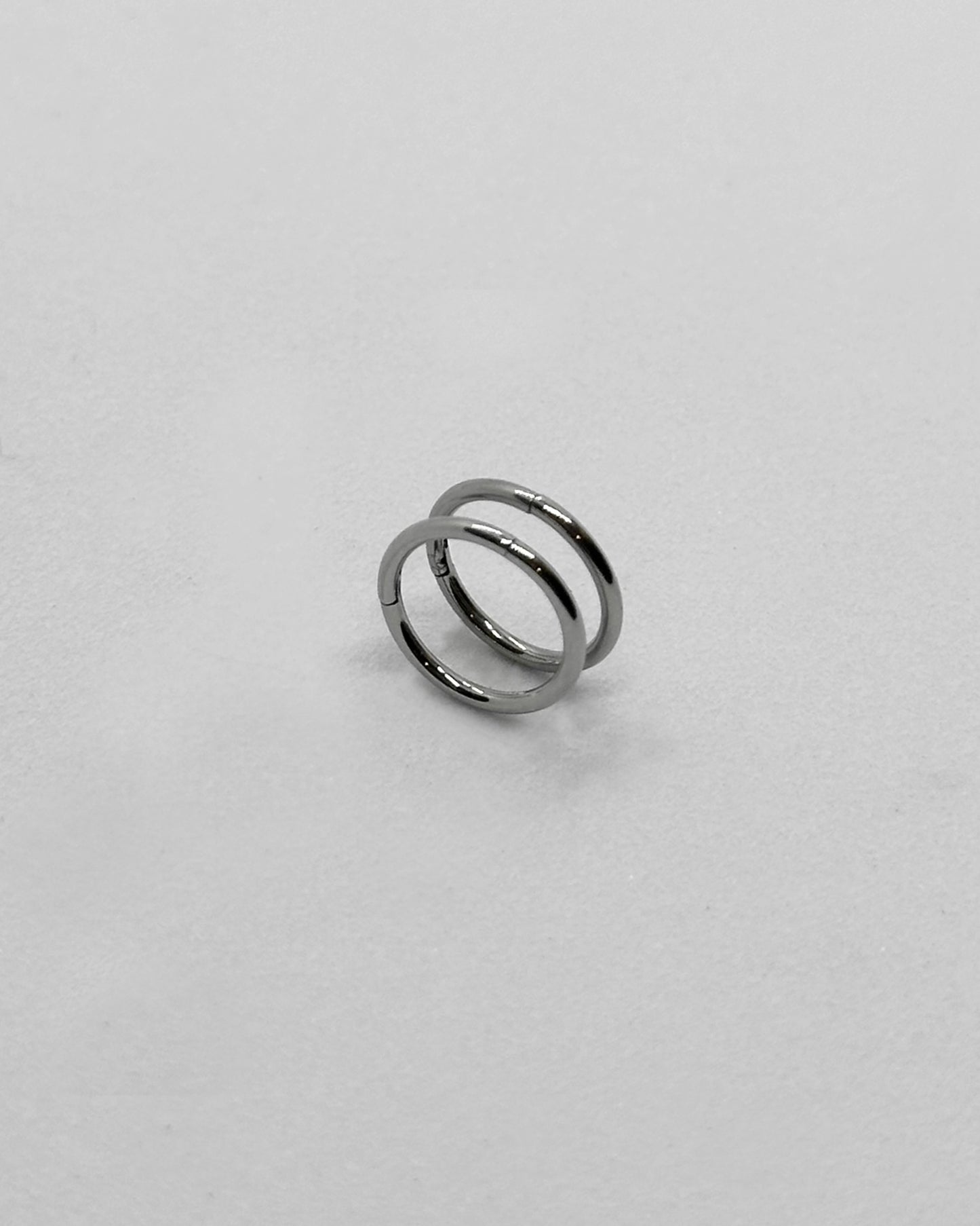 Basic Hoops 8mm - silver