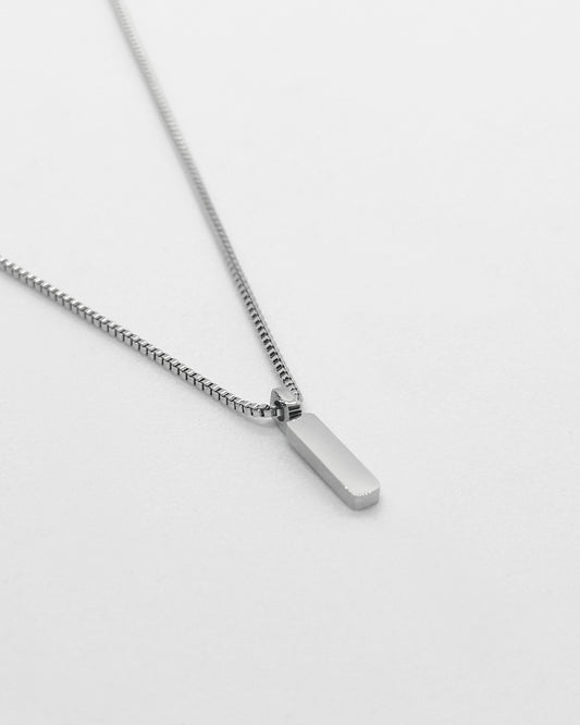 Box Pendant - silver