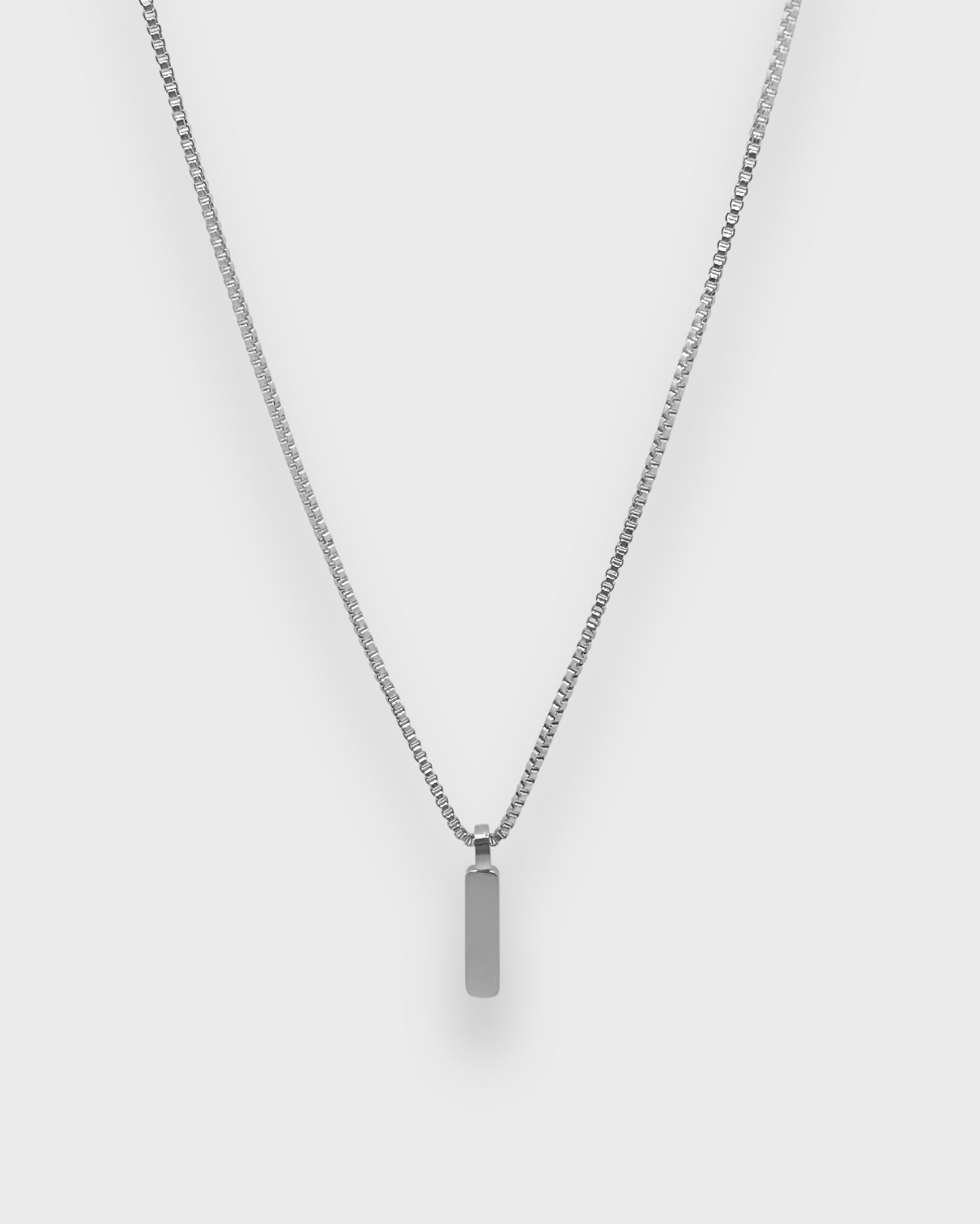 Box Pendant - silver